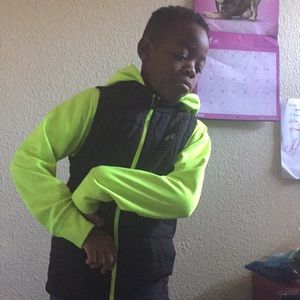 Neon and black jacket